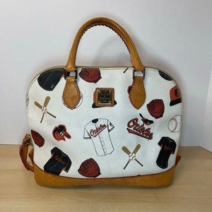 MLB Dooney and Bourke Orioles Zip Satchel with COA